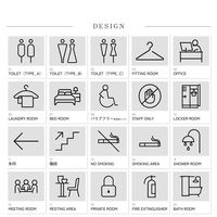 SignJapan 立体アクリル標識 ピクトグラムのみ MEETING ROOM ホワイト 4582614753818 1枚（直送品）