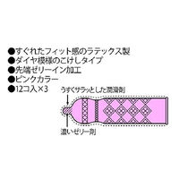 スゴうす1500 薄いコンドーム ゼリー潤滑剤 避妊具 凹凸加工こけし型 ピンク 4973210019246（直送品）
