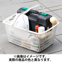 現場のチカラ　買い物カゴ 28.8L　幅515×奥行358×高さ252mm　カーキ　1セット（1個×５） オリジナル