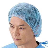 オオサキメディカル サージカルキャップ No.3 ブルー 51613  使い捨て　帽子　不織布　感染予防　1箱（25枚入）