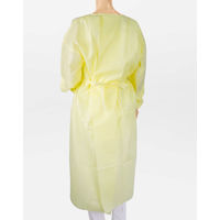 オオサキメディカル アイソレーションガウン SMS II イエロー 51043　AAMIレベル2　感染予防　1袋（10枚入）