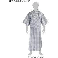 オオサキメディカル プラスハート 着ごこちの良い ガーゼねまき 紳士 S 紺 74510 1枚