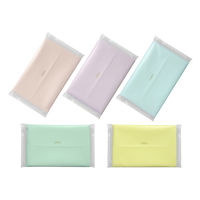 ティッシュペーパー 2枚重ね 1箱（12枚入×300個）パステルカラーふんわりやわらか水流ポケット6組 カードホルダー付き 河野製紙