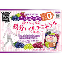 ぷるんと蒟蒻プラス　鉄分＋マルチミネラル　グレープミックス風味 1セット（1個（130g）×24）　栄養機能食品　オリヒロ　ゼリー