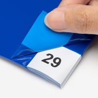 現場のチカラ　帝人フロンティア　粘着マット　青　1シート(30枚) オリジナル