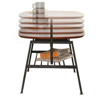 ICHIBA（市場） Anthem アンセム アジャスタブルテーブル 幅1100×奥行500×高さ400～520mm ANT-2734BR 1台（直送品）