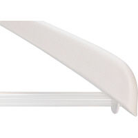 ジャケットハンガー　バー付　ホワイト 1箱（160本入） シンコハンガー