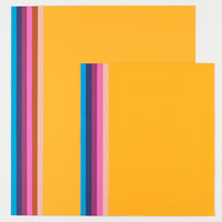 大王製紙 色画用紙 八切 フレッシュカラー むらさき 1袋（100枚入） C-2581