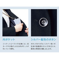 レディスジャケット 5号 紺系 GJAL-1352-K6-05 1着 サーヴォ（旧サンペックスイスト）（直送品）