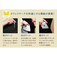 レディスジャケット 9号 黒系 GJAL-1453-B9-09 1着 サーヴォ（旧サンペックスイスト）（直送品）