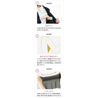 レディスジャケット 15号 黒系 GJAL-1554-B6-15 1着 サーヴォ（旧サンペックスイスト）（直送品）