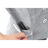 オーバーブラウス 13号 グレー系 GOBL-1501-B5-13 1着 サーヴォ（旧サンペックスイスト）（直送品）