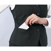 レディスベスト 9号 黒系 GVEL-1659-B6-09 1着 サーヴォ（旧サンペックスイスト）（直送品）