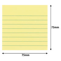 スリーエム ジャパン エコノパックTM 強粘着ノート 罫線入り パステルカラー混色 6301SS-K 1個