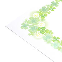 ササガワ *証書用紙 A4判 クローバー 10-1703 1セット(1袋(10枚)×5)