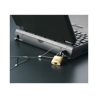 コクヨ パソコンロックキット 南京錠式 EAS-L3N 1セット