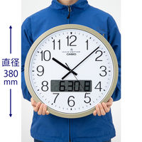 カシオ計算機 カシオ 電波掛時計 時報24本付 IC-4100J-9JF 1個