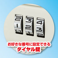 アスカ 安心保管ボックス A5 ダイヤル錠 ワイヤー付き SB100 1台