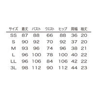 シロタコーポレーション ワンピース ライトベージュ S サロンユニフォーム E-3079（直送品）