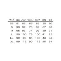 シロタコーポレーション ワンピース E-3134 ブラック S エステ サロンユニフォーム 1枚（直送品）