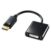 サンワサプライ DisplayPort-DVI変換アダプタ AD-DPDVA01 1個