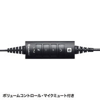 サンワサプライ USBヘッドセット MM-HSU07BK 1個