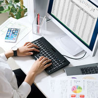 サンワサプライ トラックボールキーボード SKB-TR03BK 1個