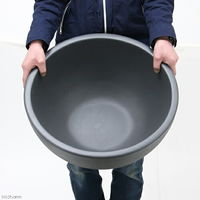 Leaf Corporation（リーフコーポレーション） 睡蓮鉢 メダカ鉢 凛 RIN グレー S 274978 1個（直送品）