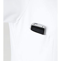 明石スクールユニフォームカンパニー レディースジャケット ホワイト×ネイビー UQW1040 1枚　白衣