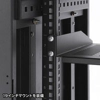 サンワサプライ 19インチマウントボックス(9U) CP-SVCBOX1 1台（直送品）