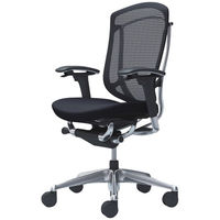 【無料引取付き】CC83BR FPC1|オカムラ コンテッサセコンダ 座クッション ポリッシュ ブラックボディ ブラック 1脚（直送品）