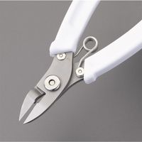 エスコ 133mm プラスチックニッパー(ステンレス製) EA536HG-125 1セット(3個)（直送品）