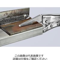 エスコ 200mm ロッキングプライヤー(ロングノーズ/70°ベンド) EA533FE-8 1本（直送品）