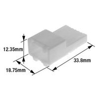 エスコ [5極・ロック付] ハウジングメス(10個) EA538RA-87 1セット(30個:10個×3袋)（直送品）