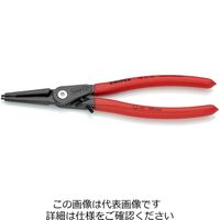 エスコ 40ー100mm 穴用スナップリングプライヤー(ストッパー付) EA590AL-3 1本（直送品）