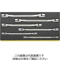 エスコ 6本組 フレックスレンチ EA612TA-8 1組(1セット)（直送品）