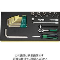 エスコ 1/4”DR ソケットレンチセット EA612TA-11 1組(1セット)（直送品）