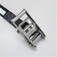 エスコ 50mmx3m/748kg ベルト荷締機(ラチェット式) EA982BB-73 1個（直送品）