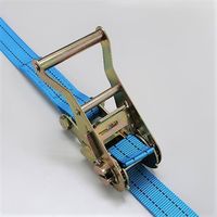 エスコ 35mmx 6.0m/ 500Kg ベルト荷締機(ラチェット式) EA982AC-15 1個（直送品）