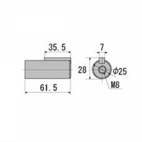 エスコ φ50mm 単体ポンプ EA991CR-48 1台（直送品）