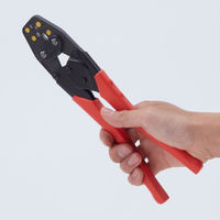 ロブテックス 絶縁被覆付閉端接続子用圧着工具 使用範囲CE1・2・5・8 AK28A 1丁