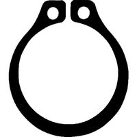 ロブテックス スナップリングプライヤー　軸用・曲爪　全長145ｍｍ OB125 1丁