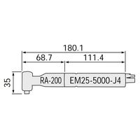 ナカニシ NSK アストロ 90 ゚アングルスピンドル(1075) RAー200 1個（直送品）