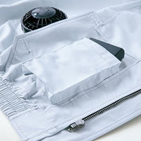 アイトス HERO’S UNIFORM 長袖ブルゾン（空調服TM）（男女兼用） カーキ 5L AZ-30599-025-5L（直送品）