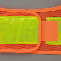 アイトス HERO’S UNIFORM 反射材付メッシュベスト 蛍光レッド×蛍光イエロー F AZ-8714-119-F（直送品）