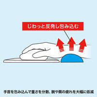 サンワサプライ 低反発リストレストミニ（ブルー） TOK-MU2NBL 1個（直送品）