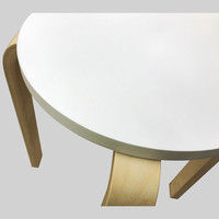 エイ・アイ・エス 木製丸椅子 組立式 ホワイト LFMI-003WH 1脚（直送品）