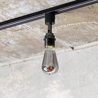 TIC スポットライト カーブ(ダクトレール用)ブラック/エジソン TC-1002-CURVE BK/ED 1セット（直送品）