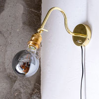 TIC 1灯ウォールライト カーブ ブラス/ボール TC-1003-CURVE BS/BA 1セット（直送品）