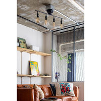 TIC 本体 4灯スポットライト ブラック TC-1005-BK 1個（直送品）